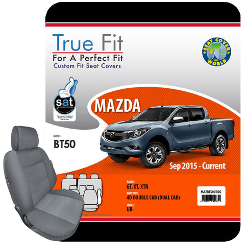 SCW Tailored Seat Covers Double Row Mazda BT-50 /Xt/GT