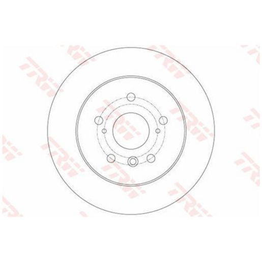 TRW Disc Brake Rotor DF6176S