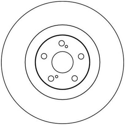 TRW Disc Brake Rotor 315Mm DF4101S