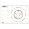 TRW Disc Brake Rotor 275mm DF8031S