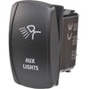 Narva Rocker Switch Aux Lights 12/24V Blue LED 63232BL