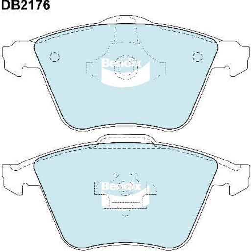 Bendix Ultimate Brake Pad Set Front DB2176 ULT
