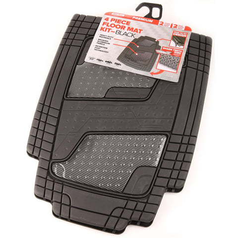 Whorae Premium Rubber Mats Front Silver 302138