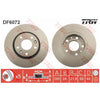 TRW Brake Rotor Single Front DF6072S