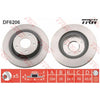 TRW Brake Rotor 294mm Front DF6206S