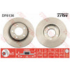 TRW Brake Rotor Pair Front DF6136S