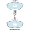 Bendix Euro Brake Pad Set Front DB1327 Euro+