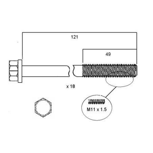 Permaseal Head Bolt Set HBS009