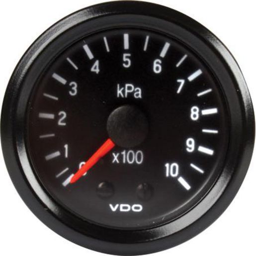 VDO Pressure Gauge Mechanical 0-1000kPa 52mm Round