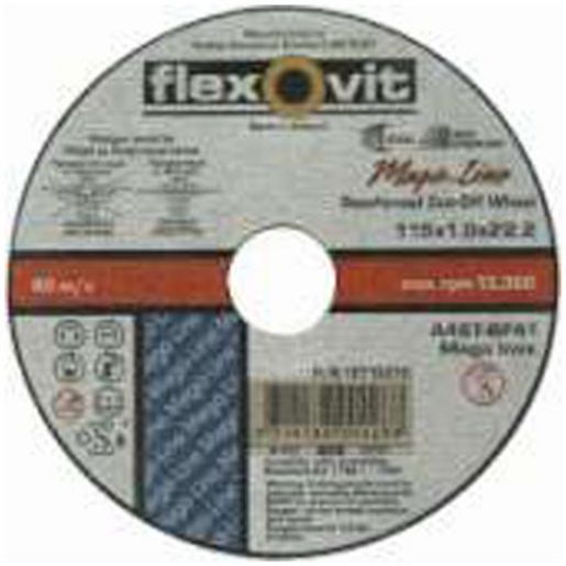 Flexovit 115 X 1 0 X 22 Cut Off Disc NLA 66252919966