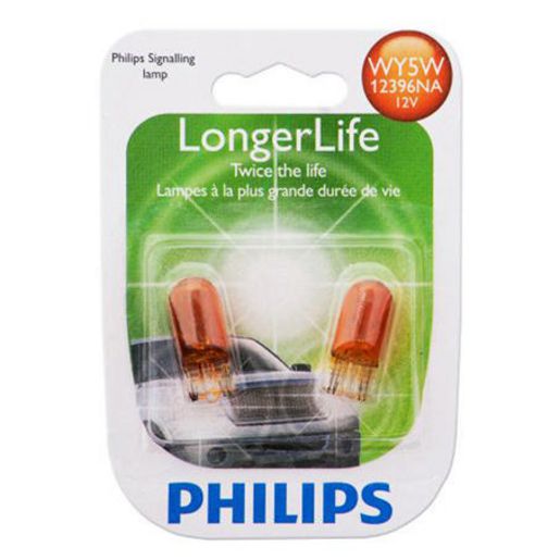 Philips Standard T10 Wedge Globe 12V 5W Amber (10Pk) 12396
