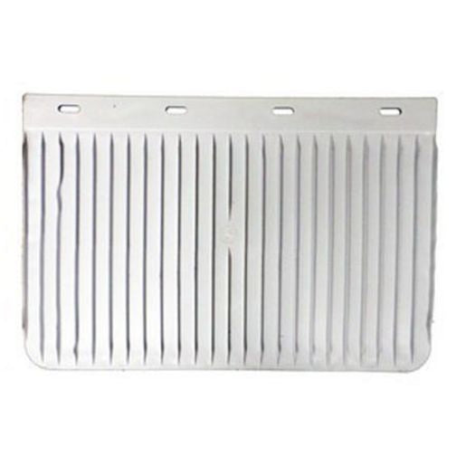 Maxiparts Mud Flap 30 X 24 Ribbed White CA5596