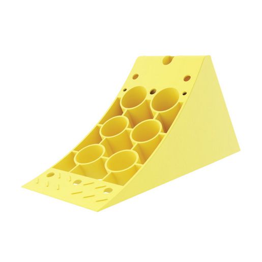Ues International Wheel Chock Yellow 200mm PVC D9990
