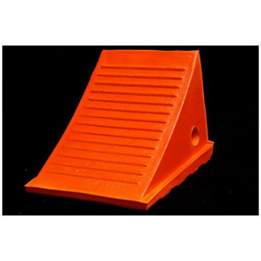 S M Safety Wheel Chock Orange L285mm W225mm H210mm