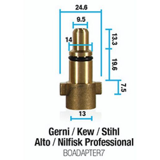 Bowden's Own Bowdens Gerni Kew Stihl Nilfisk Adapter