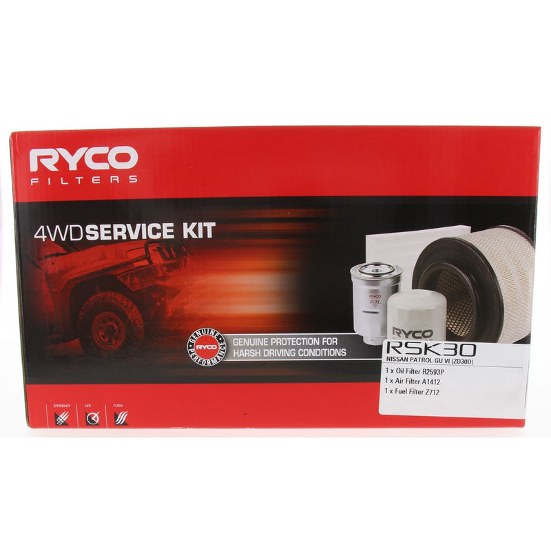 Ryco 4x4 Filter Service Kit RSK30