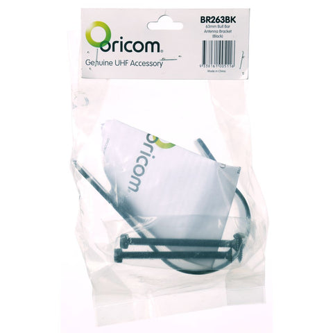 Oricom UHF CB 63mm Bull Bar Antenna Bracket Black Mount