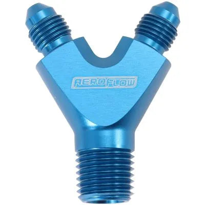 Aeroflow AF147-02-03-XPX NPT To AN Y Block Adapter - 1 x
