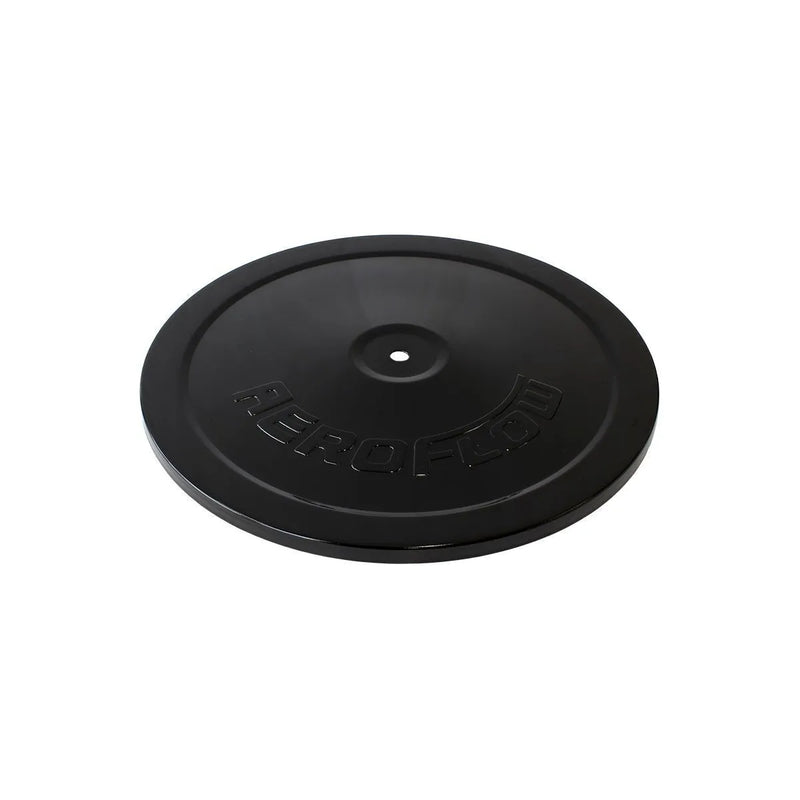 Aeroflow AF2251-0922 9" Air Filter Top Plate - Black Steel