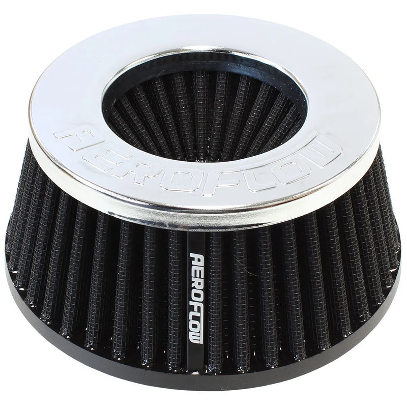 Aeroflow AF2811-CHM Chrome Inverted Tapered Filter -