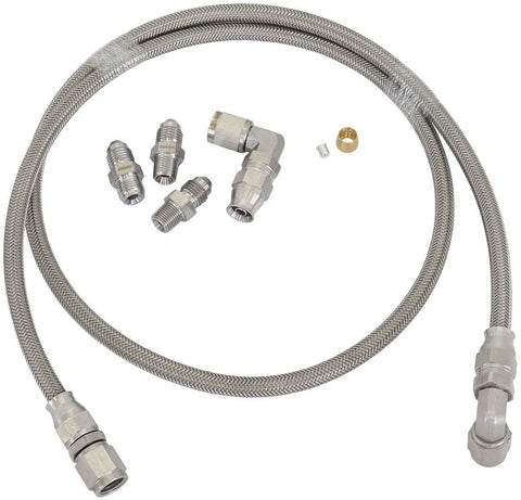 Aeroflow AF30-1011 Universal -4AN Turbo Oil Line K | Kren Offroad NZ