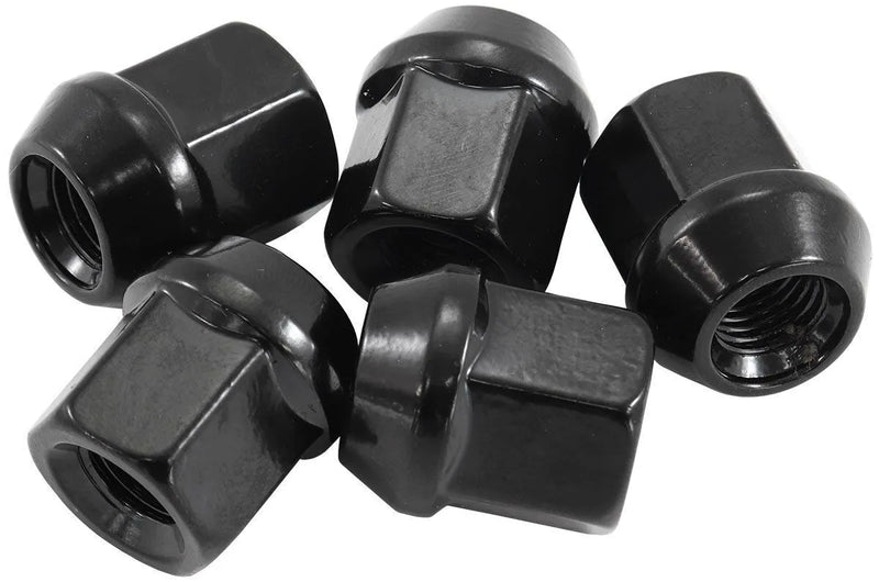 Aeroflow AF3012-XPX Open Black Wheel Nuts - 1/2-20 | Kren Offroad NZ