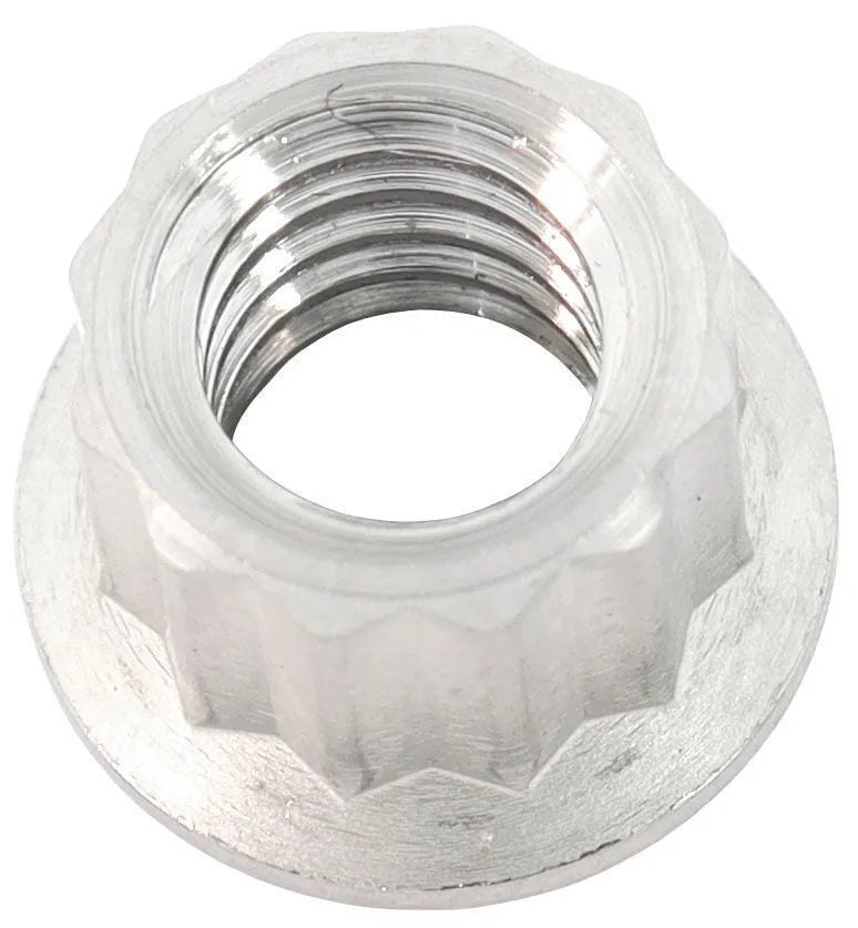 Aeroflow AF3511-0010 1/4" Titanium 12 Point Nut | Kren Offroad NZ