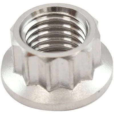 Aeroflow AF3513-0010 5/16" Titanium 12 Point Nut