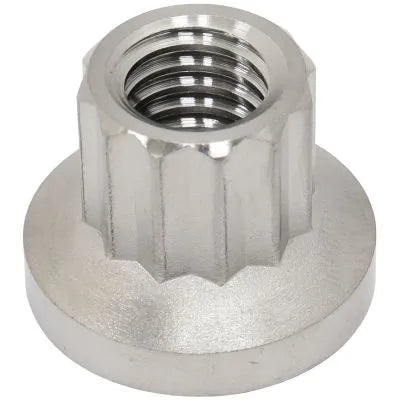 Aeroflow AF3516-0010 7/16" Titanium 12 Point Nut