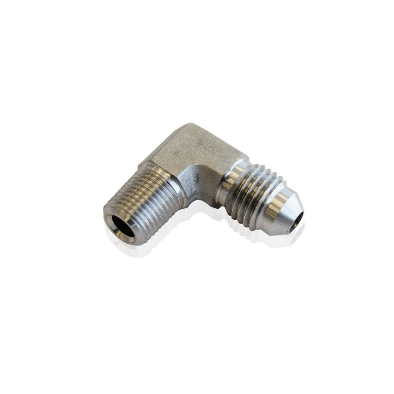 Aeroflow AF381-03-XPX Stainless Steel 90° NPT Male | Kren Offroad NZ