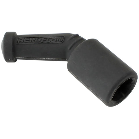 Aeroflow AF4030-34575 45 Deg Silicone Coil Boots - Black,