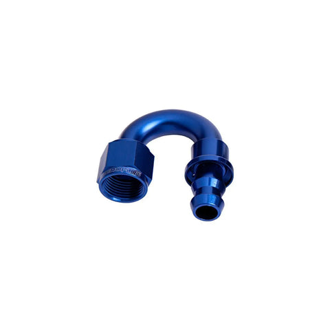 Aeroflow AF406-08X 400 Series Push Lok 180 Deg Hose End