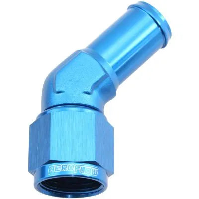 Aeroflow AF412-08-10-XPX 45° Hose Barb 5/8" to -8AN