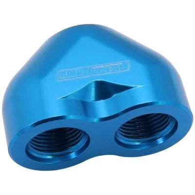 Aeroflow AF455-16-12-XPX Billet 3 Port ORB U-Block - 2 x