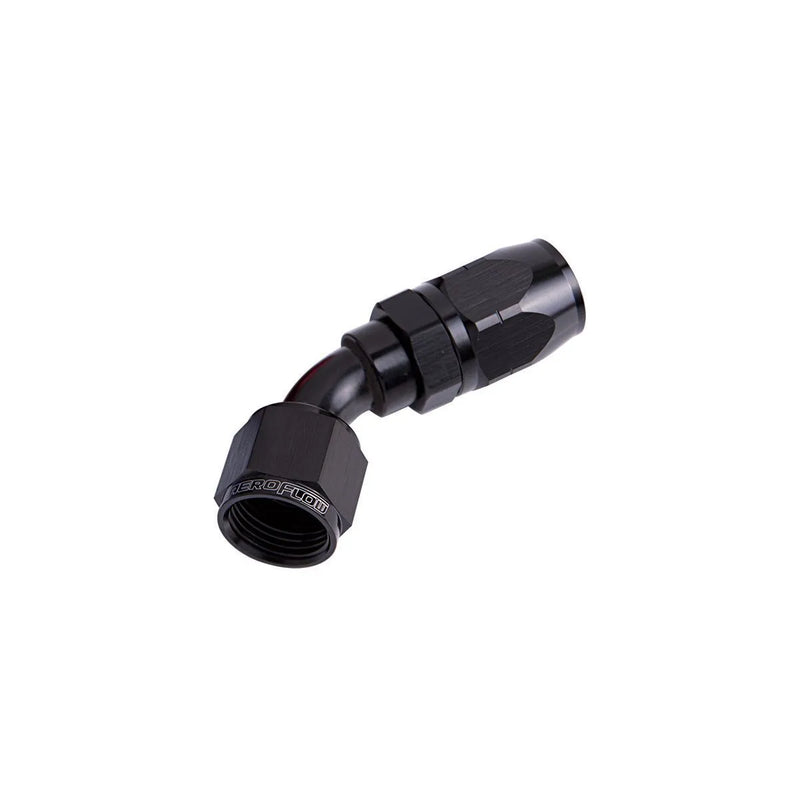 Aeroflow AF502-04X Cutter Swivel 45 Deg Alloy Hose End