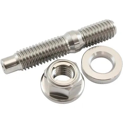 Aeroflow AF55-2015 M8 x 1.25mm Titanium Stud Hex Locking