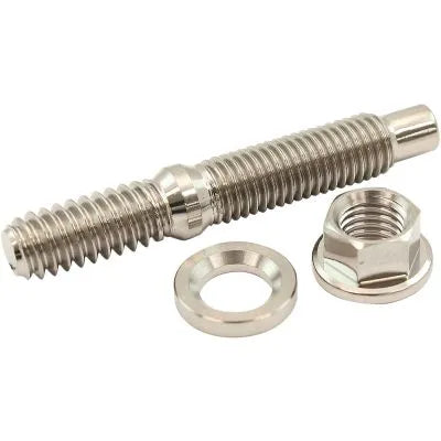 Aeroflow AF55-3005 1/4" Titanium Stud Nut and Washer Kit