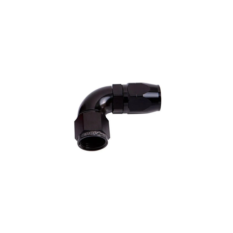 Aeroflow AF553-06BLK 90 Deg Full Flow Swivel Hose End