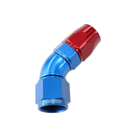 Aeroflow AF572-10DX 45 Deg -10AN Full Flow Teflon Hose End