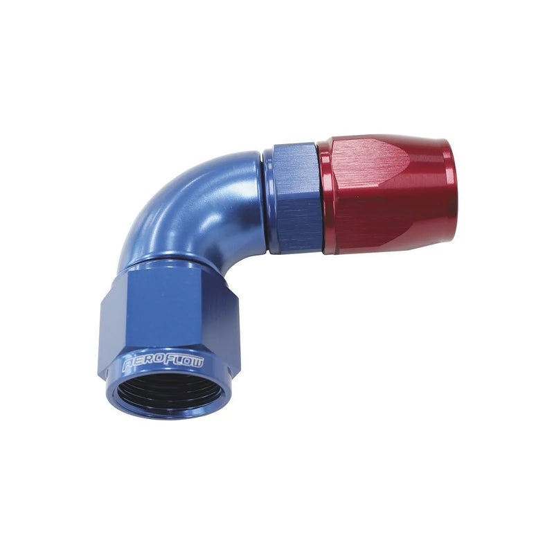 Aeroflow AF573-16DX 90 Deg -16AN Full Flow Teflon Hose End
