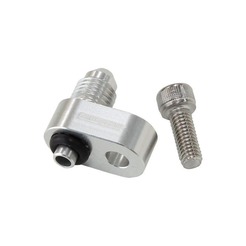 Aeroflow AF64-2186 Water Cross-Over Adapter -4AN - Silver