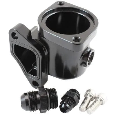 Aeroflow AF64-4136BLK Billet Aluminium Lower Thermostat