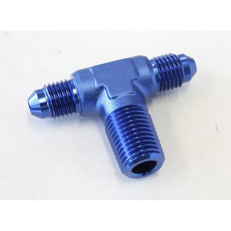 Aeroflow AF825-04-04X -4AN Tee with 1/4" NPT On Side