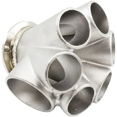 Aeroflow AF8307-4000 6 into 1 Round Turbo Merge Collector