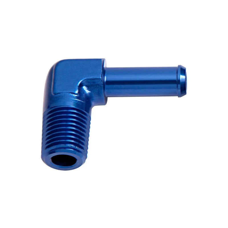 Aeroflow AF842-04X 90 Deg 1/8" NPT Male To 1/4" Barb