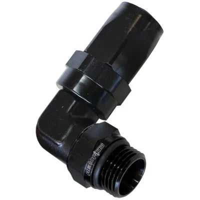 Aeroflow AF849-10-12-XPX ORB Taper Swivel 90° Hose End