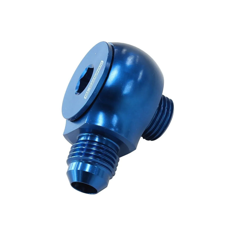 Aeroflow AF909-06-08X 90 Deg Low Profile -8ORB to -6AN