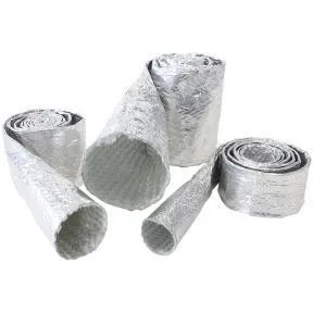 Aeroflow AF91-501X Aluminised Heat Sleeve - 3.7m - Silver