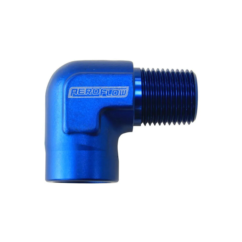 Aeroflow AF914-06X 90 Deg Female to Male Elbow 3/8 NPT