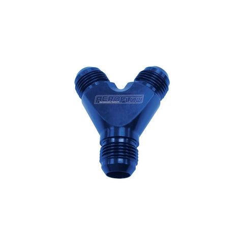 Aeroflow AF930-12-12 3 x -12AN Y-Block - Blue